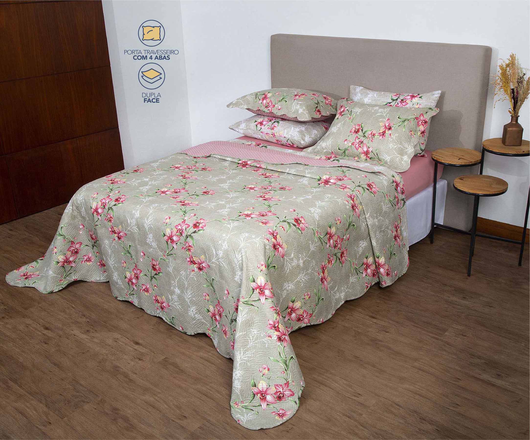 Mariana Double-Face Bed Spread Printed with 2 pieces