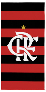 Toalha Aveludada Transfer Flamengo