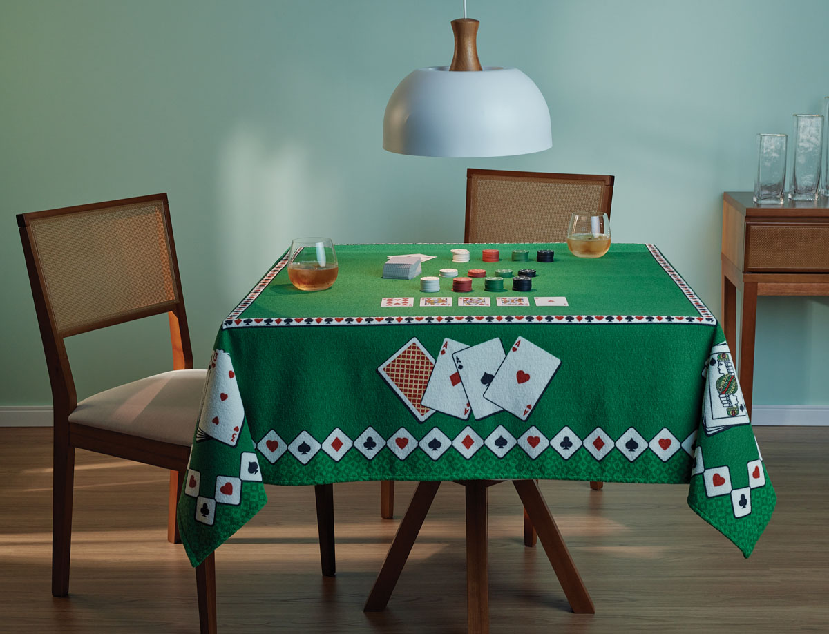 Baralho Printed Towel / Printed Tablecloth with 3 pieces